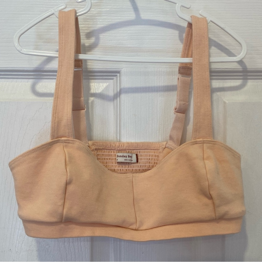 Aritzia Sunday Best Beige Bra Top Size Medium